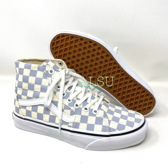 VANS 🔥SALE!🔥 Men's Sneakers Size 13 SK8-Hi Tapered Check Blue VN0A4U16XHX - Picture 6 of 6